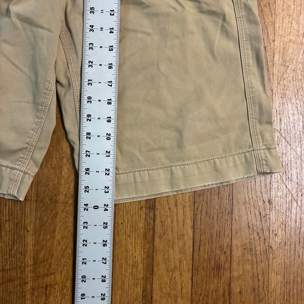 American Eagle Vintage Y2K Baggy Cargo Shorts Tan Cotton Women 28 - Picture 6 of 8
